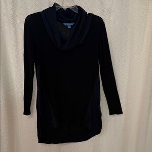 Elegant Black Cowl Neck Sweater